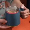 Creative 304 stainless steel large-capacity milk coffee cup, Chinese-style office cup manufacturer, logo printed water cup wholesale Specification image
